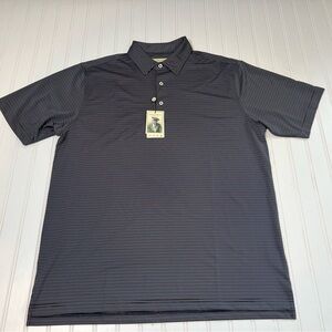 Men's Striped Black Shirt